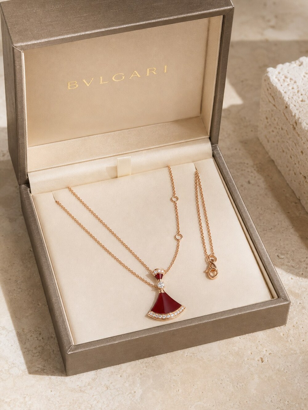 Bulgari Refined Statement Necklace Style 2 | New with Box - Picture 6 of 9